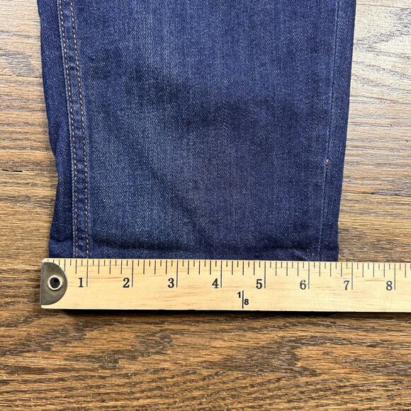 Chicos Boyfriend Ankle Jeans Womens 8R Dark Wash Straight Leg Stretch Denim - Picture 9 of 11